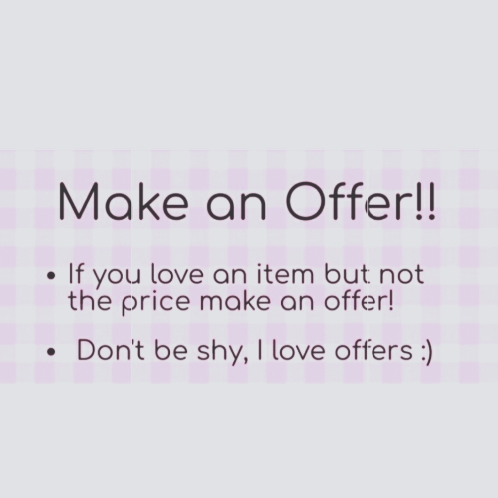 💕Make an offer💕